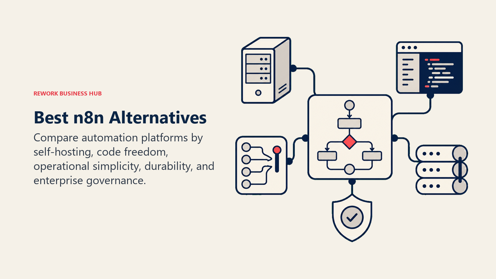 Best n8n Alternatives illustrated with control engine