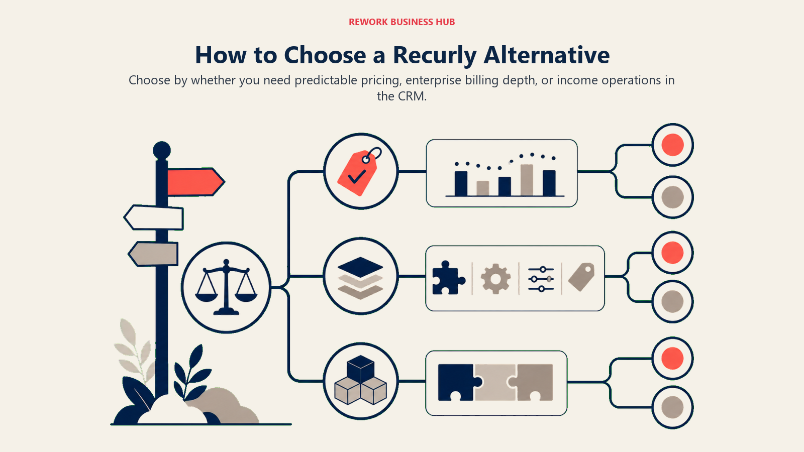 How to Choose: Decision Framework editorial visual