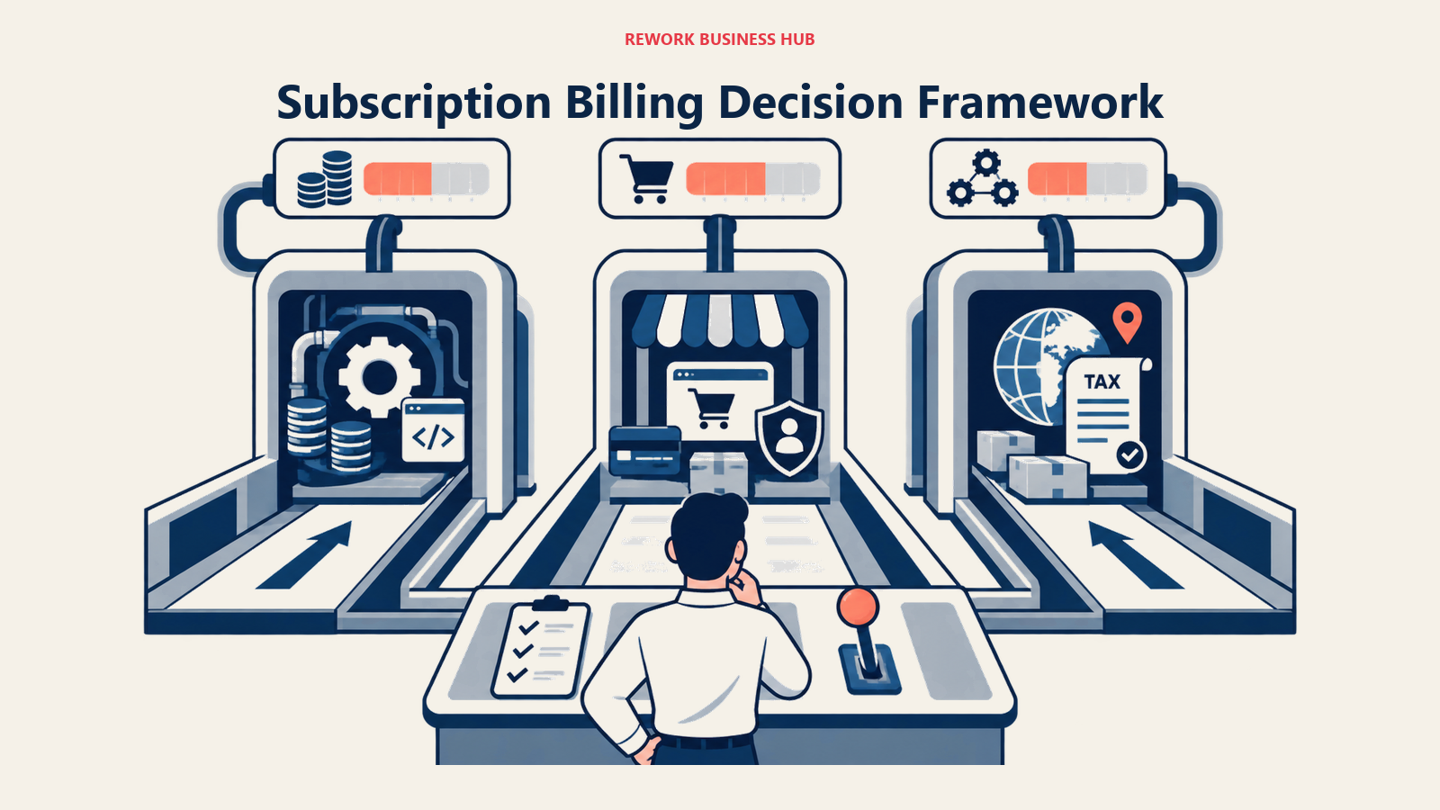 Subscription Billing Decision Framework visual