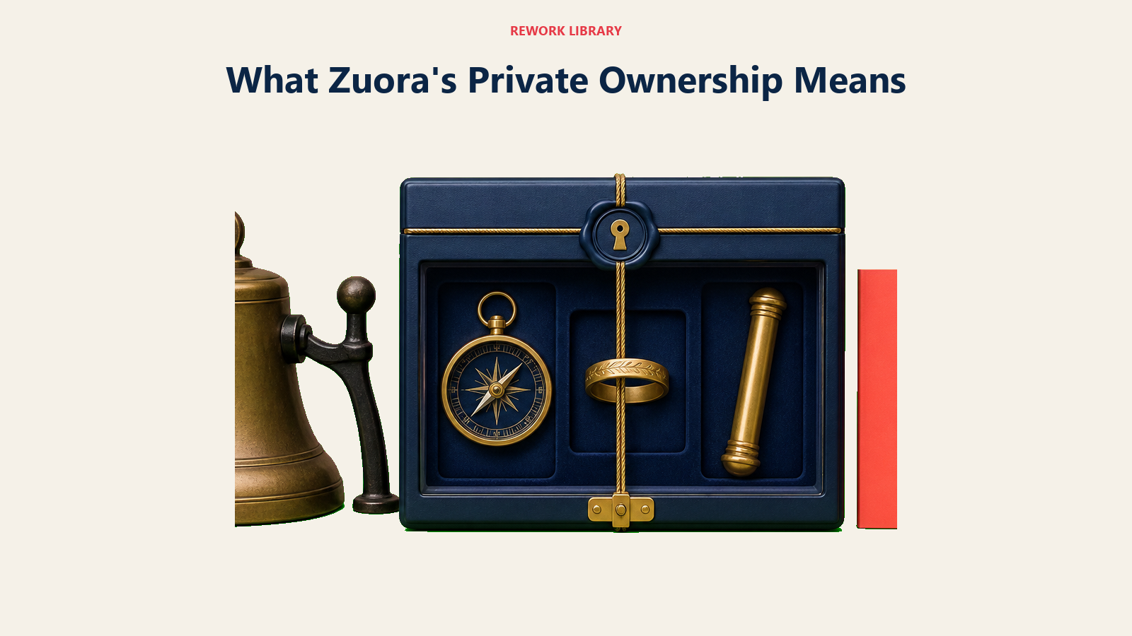 A private-equity ownership case with roadmap, renewal, and support commitment symbols