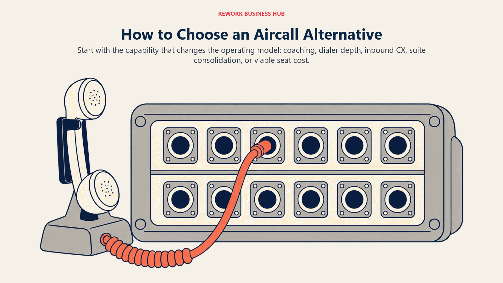 Business phone exchange routing one buyer need to the best-fit Aircall alternative