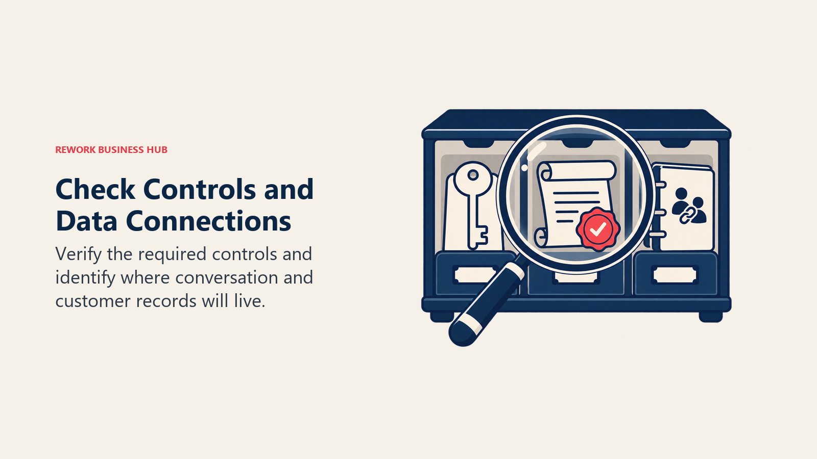 Customer data cabinet inspected for access control, audit evidence, and contact connections