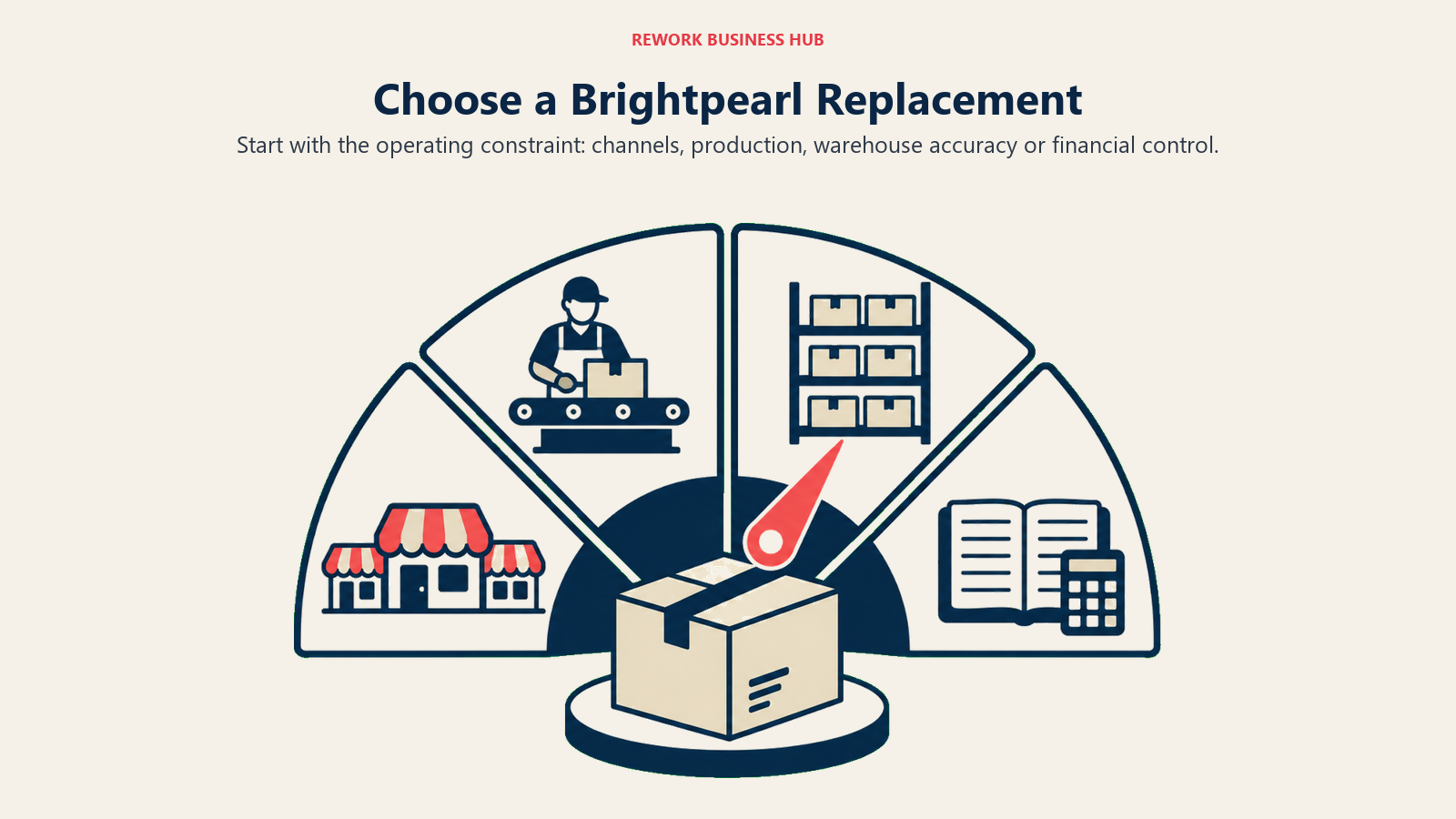 Choose a Brightpearl Replacement: Start with the operating constraint: channels, production, warehouse accuracy or financial control.