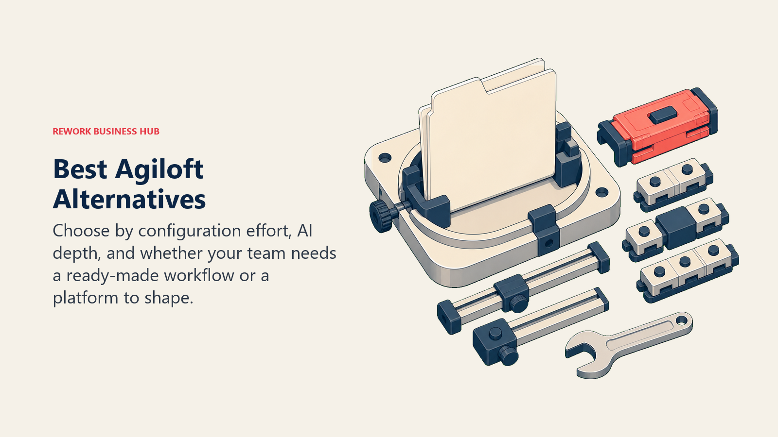 Best Agiloft alternatives represented by a modular contract configuration workbench and a ready-made workflow cartridge