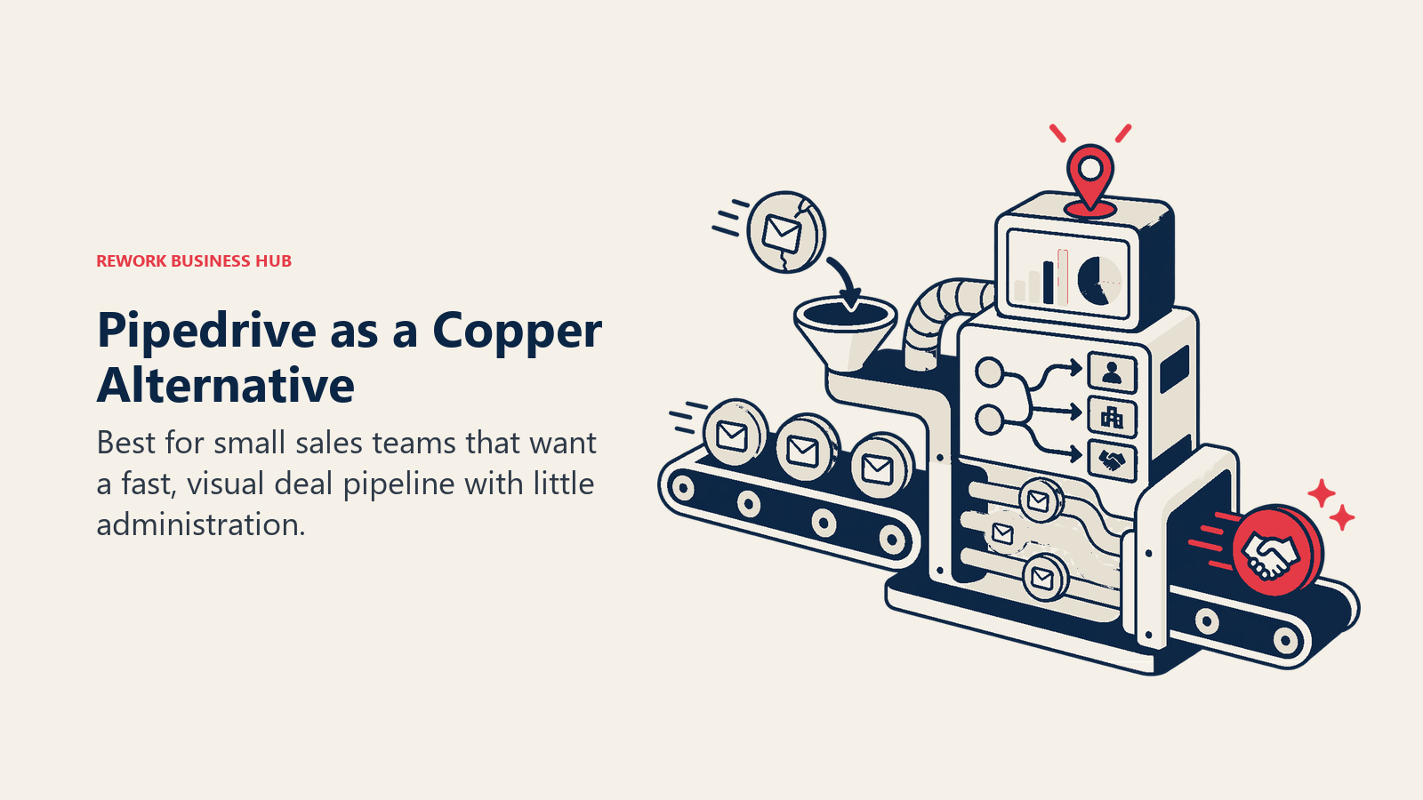 Pipedrive as a Copper alternative illustrated by visual sales pipeline crm
