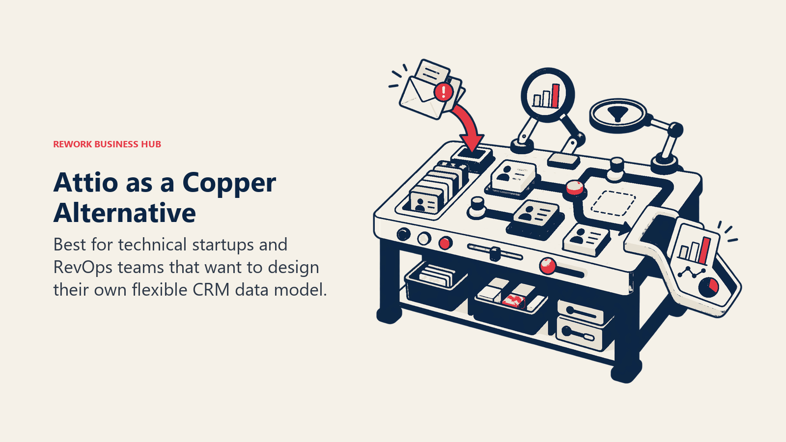 Attio as a Copper alternative illustrated by flexible data-model crm