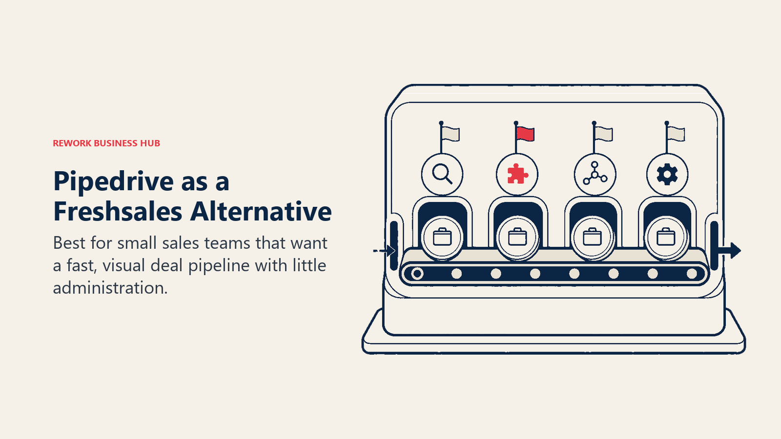 Pipedrive as a Freshsales alternative illustrated by visual sales pipeline crm