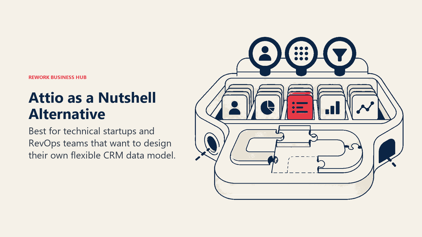 Attio as a Nutshell alternative illustrated by flexible data-model crm