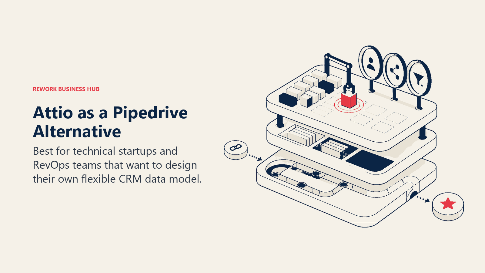 Attio as a Pipedrive alternative illustrated by flexible data-model crm