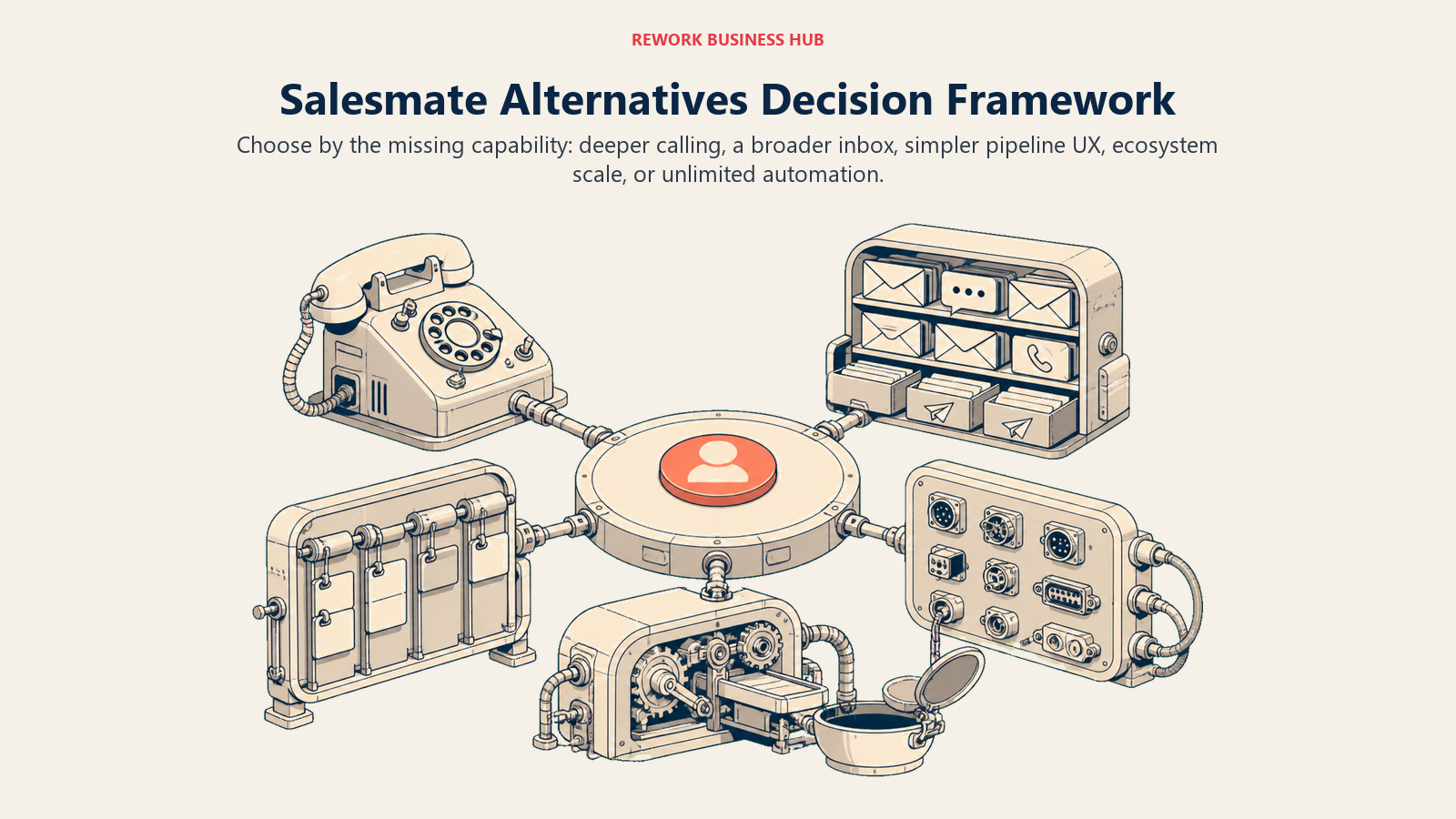 Salesmate alternatives workshop matching deeper calling multichannel inbox pipeline usability ecosystem and unlimited automation needs