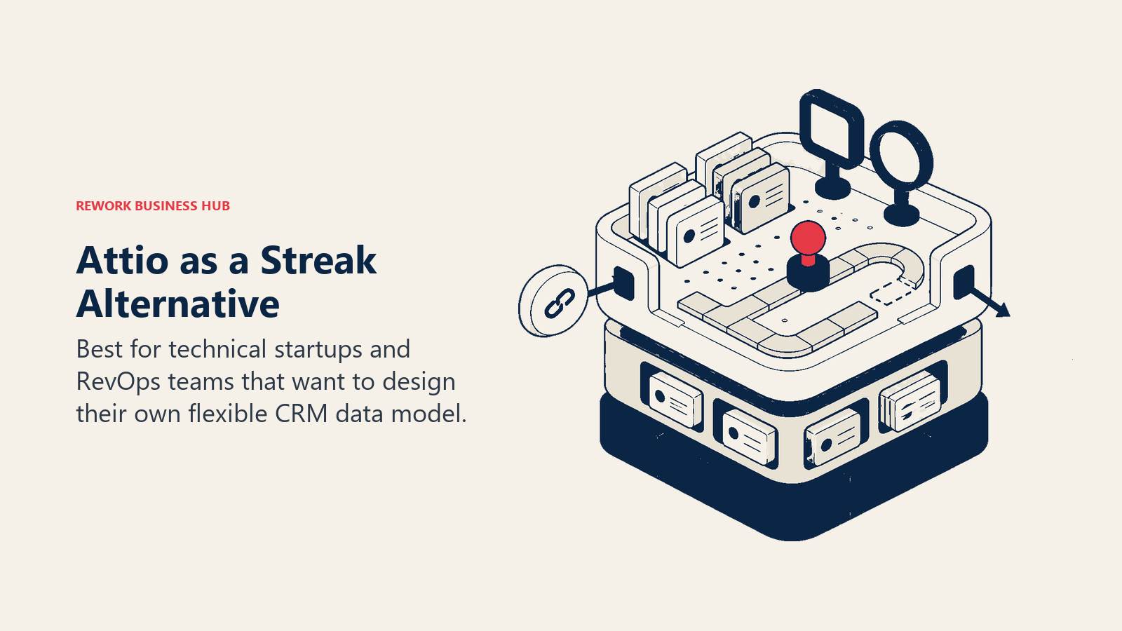 Attio as a Streak alternative illustrated by flexible data-model crm