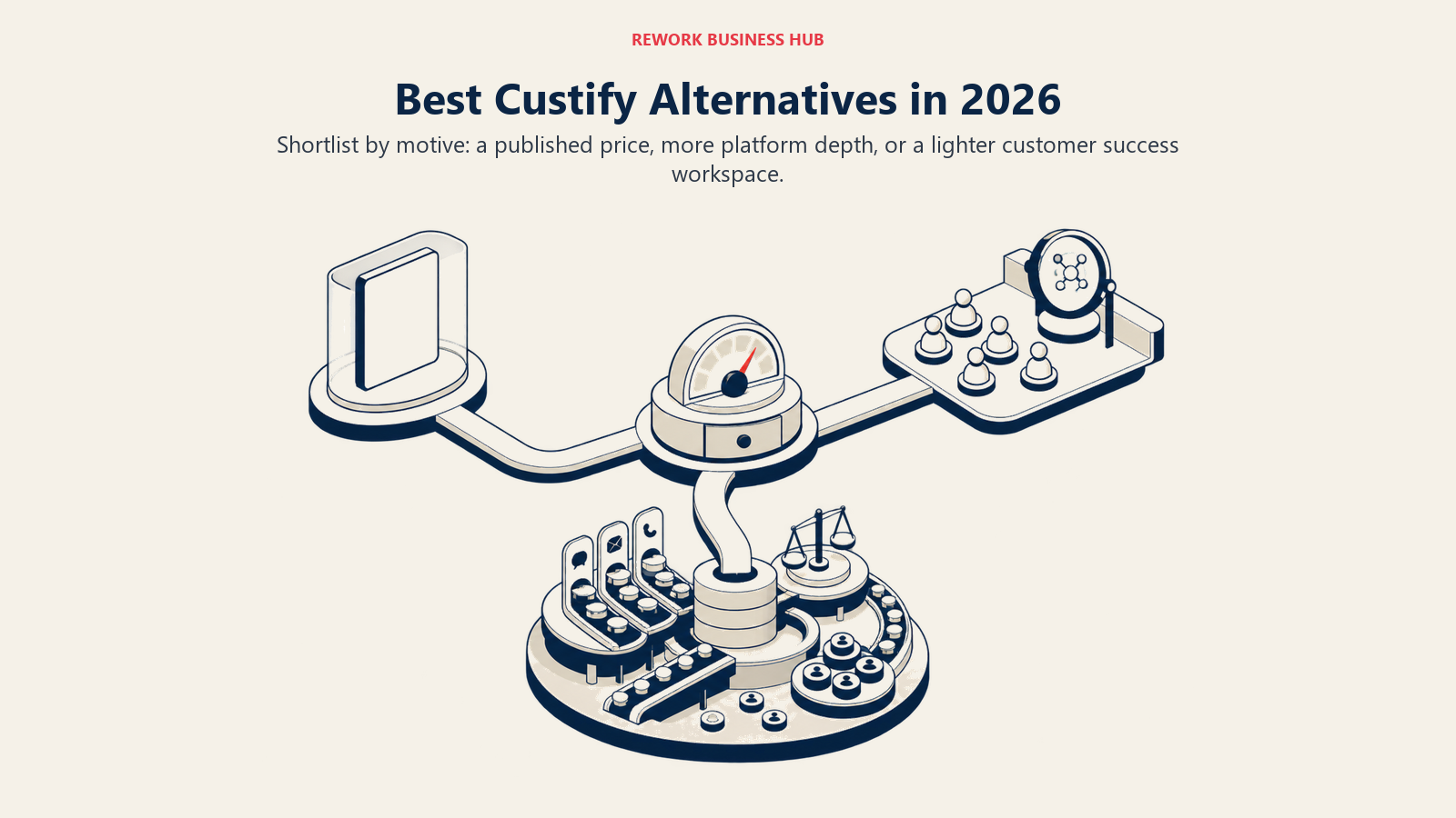Custify alternatives split into transparent pricing, deeper enterprise customer success, and lighter team workflows