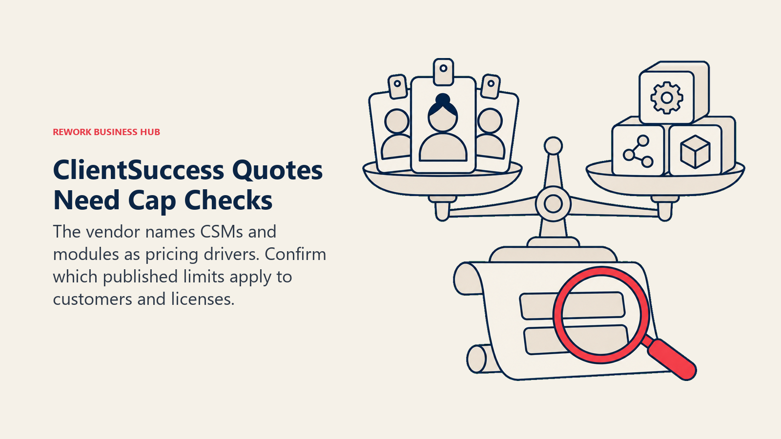 ClientSuccess quote balances practitioner seats, modules and contract capacity checks