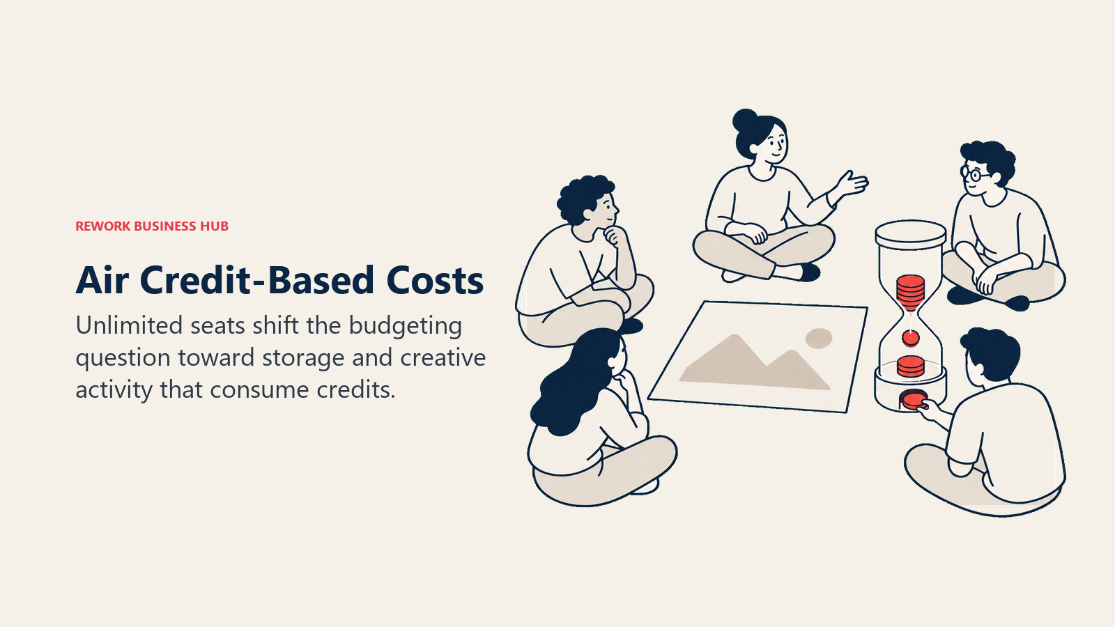 Air unlimited collaboration paired with a finite pool of usage credits