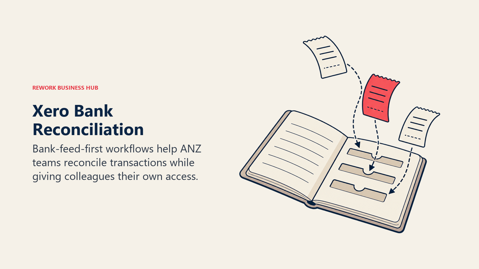 Xero matches incoming bank-feed transactions with accounting records