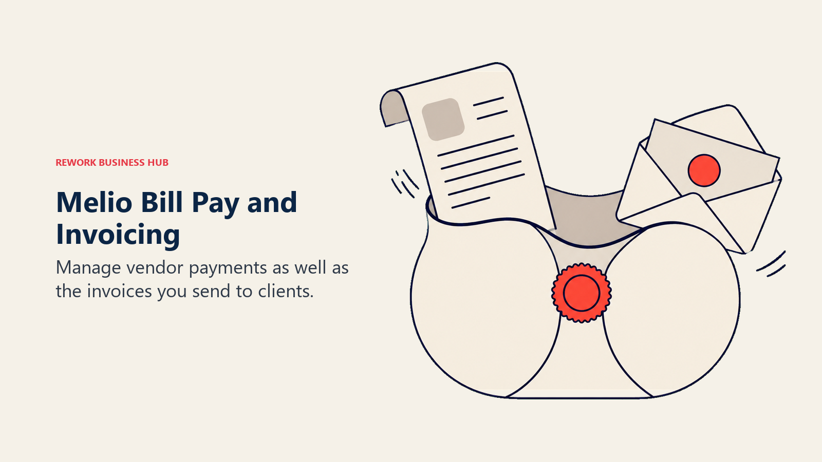 Incoming invoices and outgoing vendor payments meet in a shared cash-flow vessel