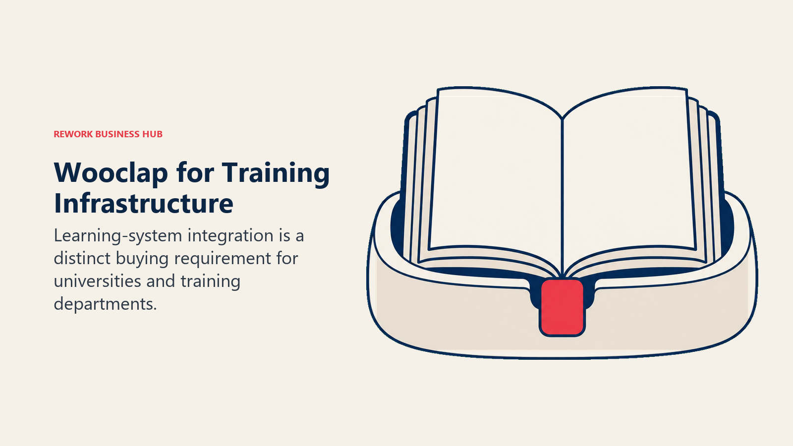 A teaching book docked into course infrastructure with a learning-record tab