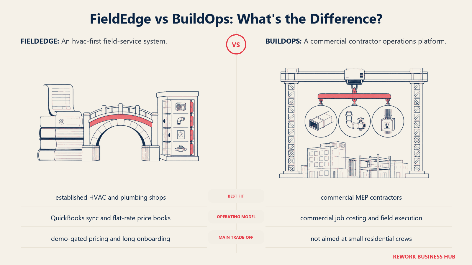 FieldEdge and BuildOps compared through matched operating metaphors for which fits better?