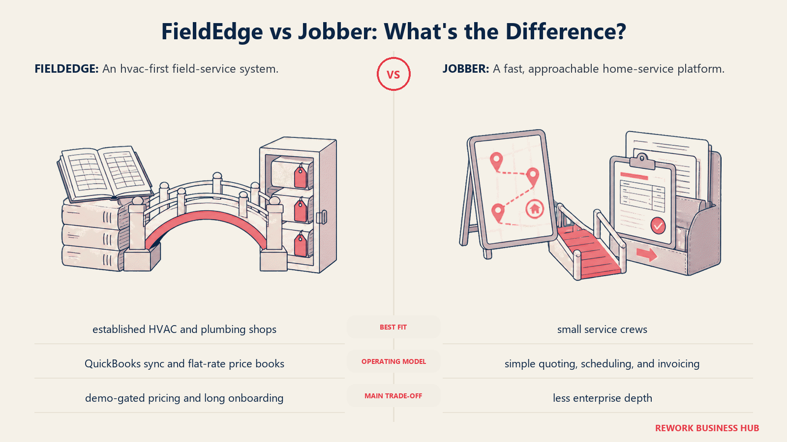 FieldEdge and Jobber compared through matched operating metaphors for which fits better?