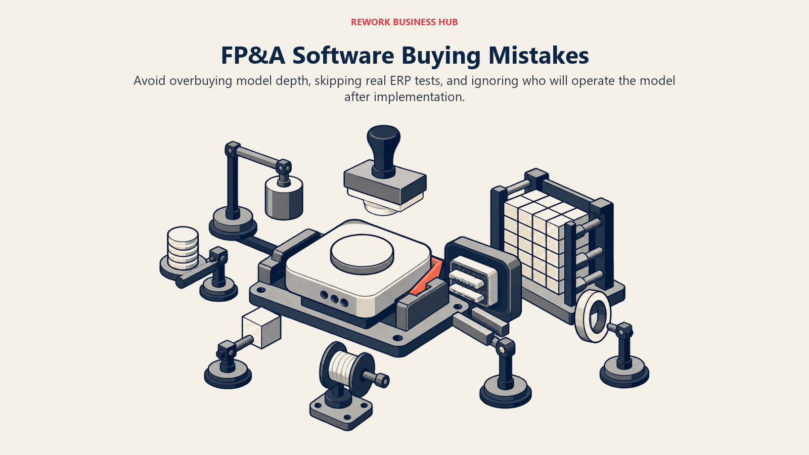FP&A procurement workbench testing modeling depth, ERP fit, consolidation, and day-to-day ownership