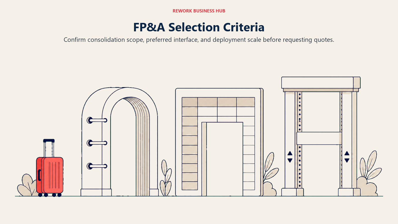 FP&A Selection Criteria: a buyer route through consolidation, interface, and deployment-scale gates