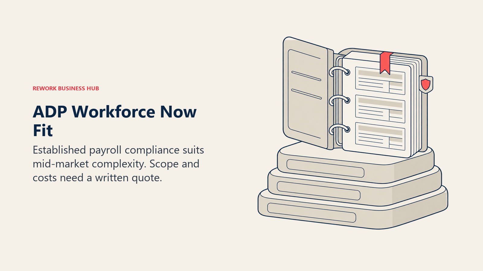 Stable payroll archive showing ADP Workforce Now's compliance-oriented mid-market fit