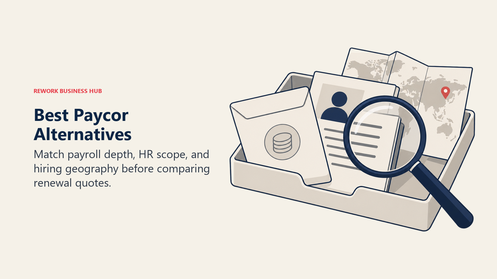Paycor alternatives evaluated through payroll records, employee information, and international hiring requirements