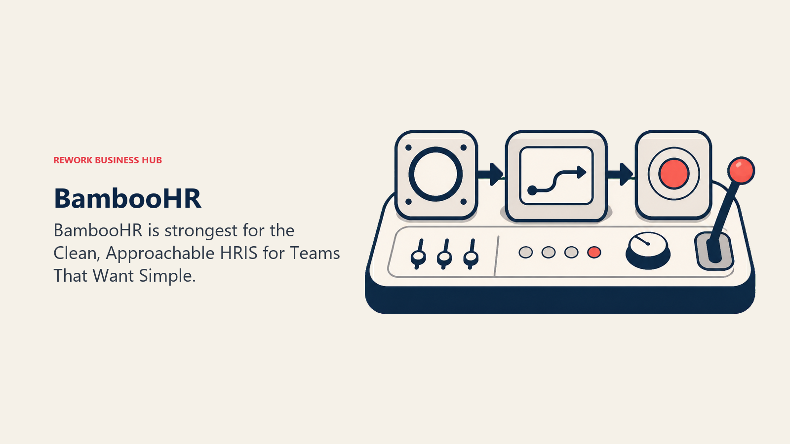 BambooHR illustrated with simple station