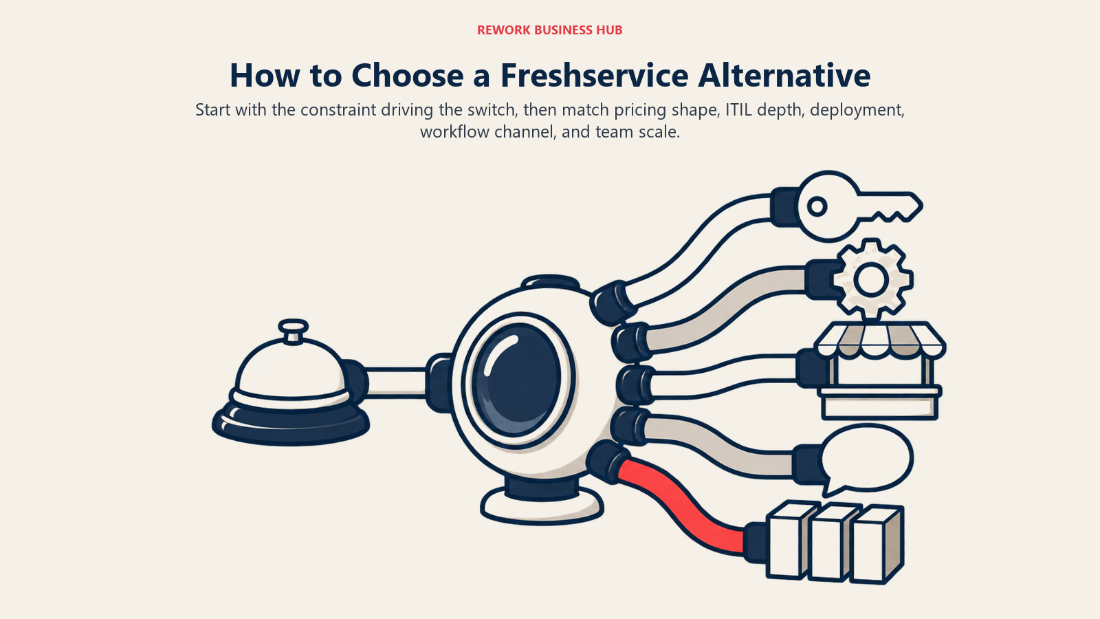 Freshservice alternative decision framework matching buyer constraints to ITSM platform fit