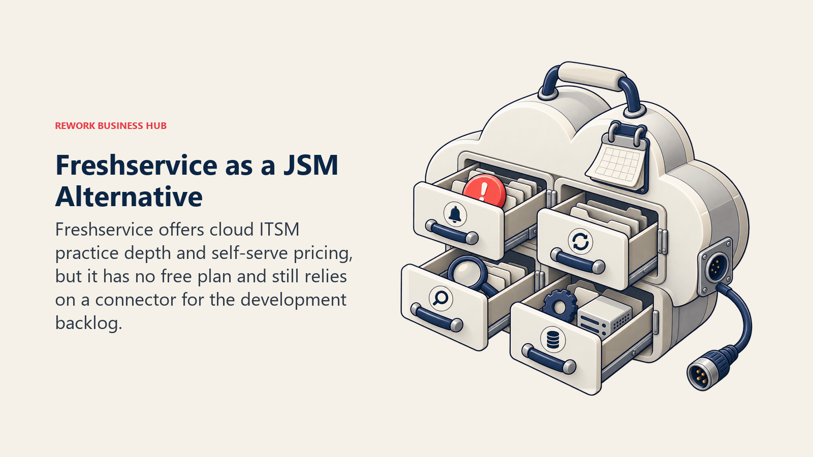Freshservice cloud ITSM toolbox as a like-for-like Jira Service Management alternative