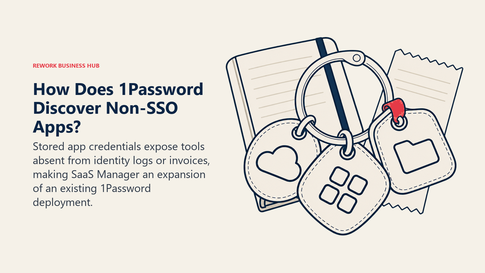 1Passwordの認証情報キーリングが、ログにも請求書にもないアプリを明らかにする様子