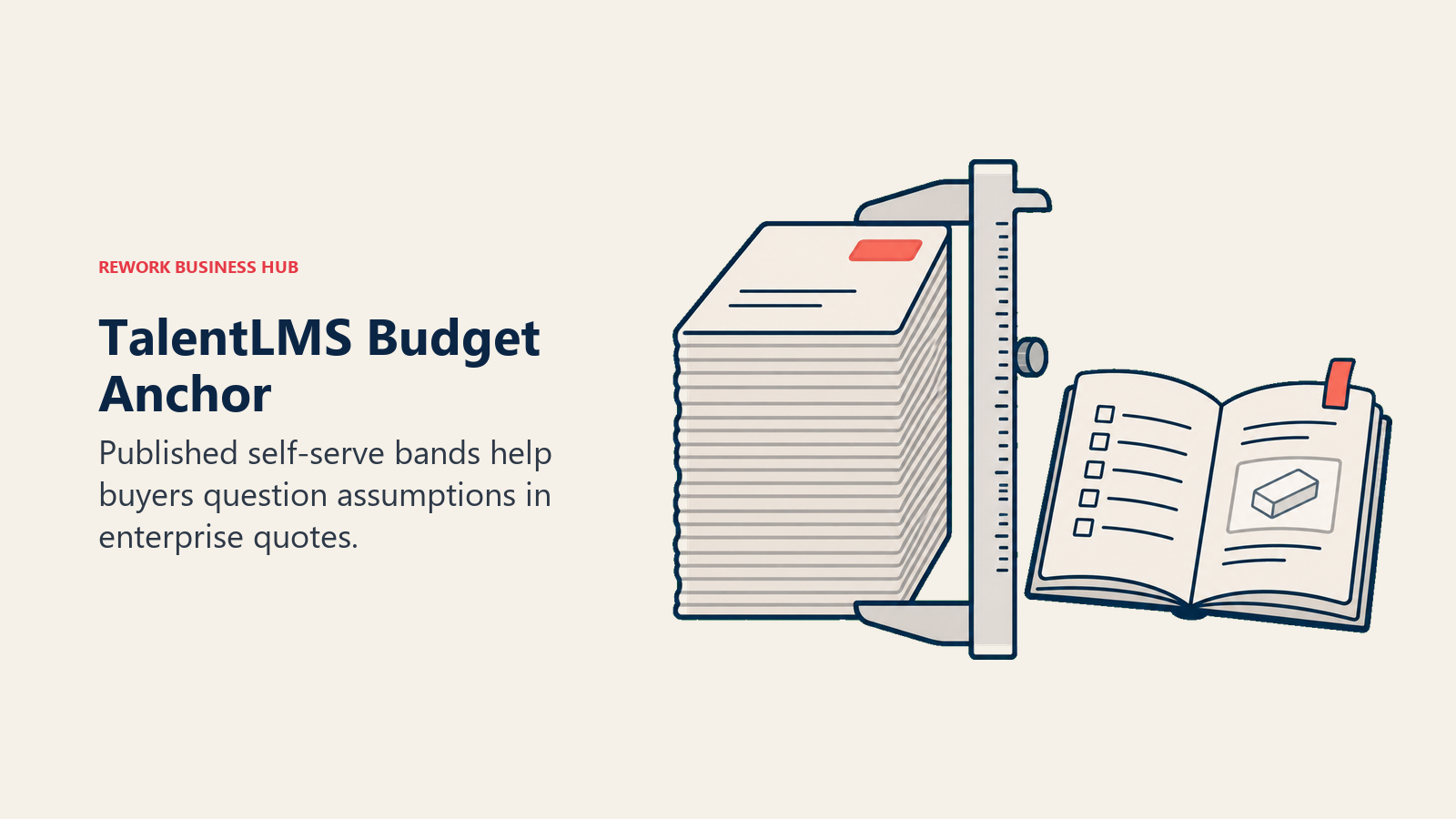 TalentLMS published pricing bands used as a budget reference when examining enterprise proposals