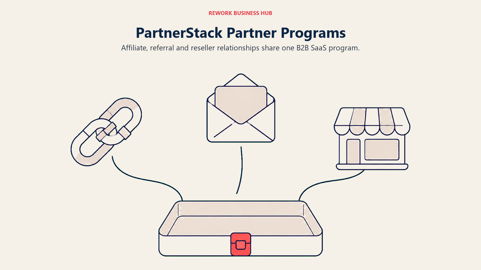 PartnerStack Partner Programs illustrated by unified partner portfolio