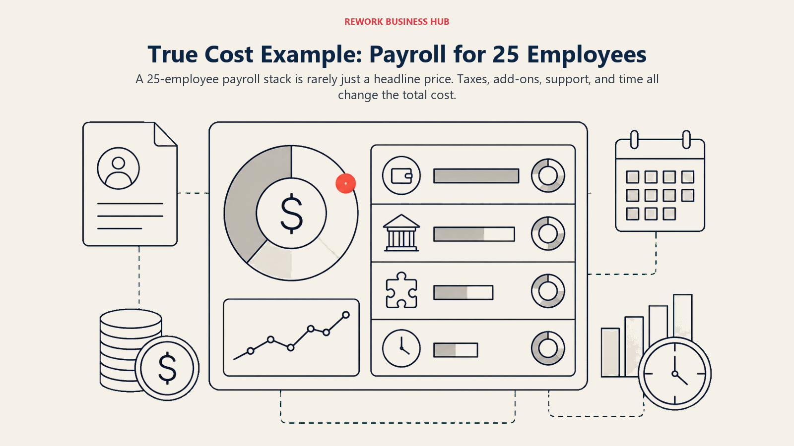 True Cost Example: Payroll for 25 Employees