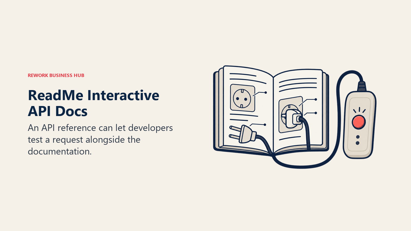 ReadMe Interactive API Docs, illustrated by test socket