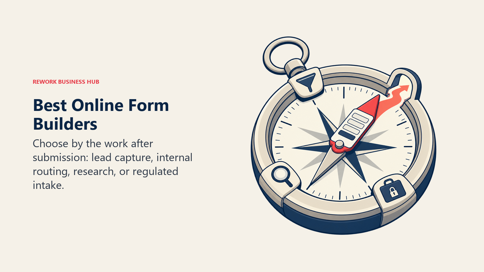 Best online form builder software compass matching forms to lead capture, approvals, research, and compliance