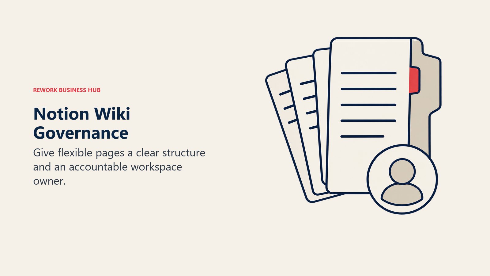 Notion Wiki Governance, illustrated by filing compass