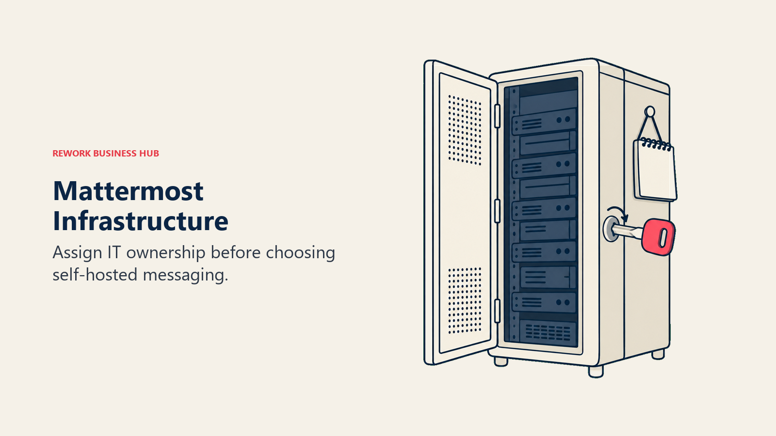 Mattermost Infrastructure: Assign IT ownership before choosing self-hosted messaging.