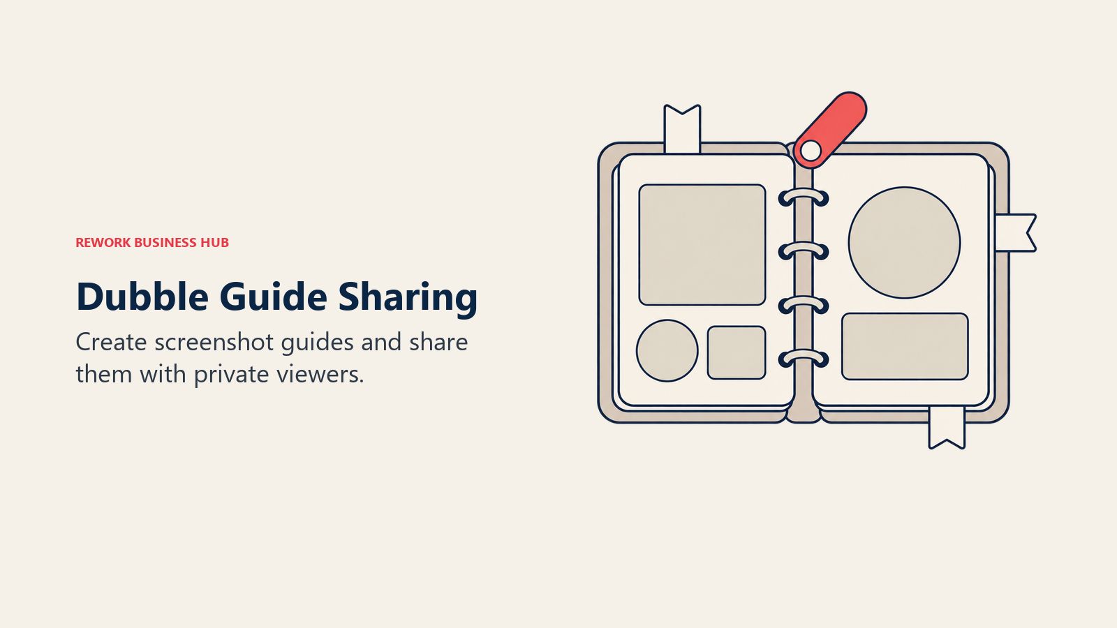 Dubble Guide Sharing: Create screenshot guides and share them with private viewers.