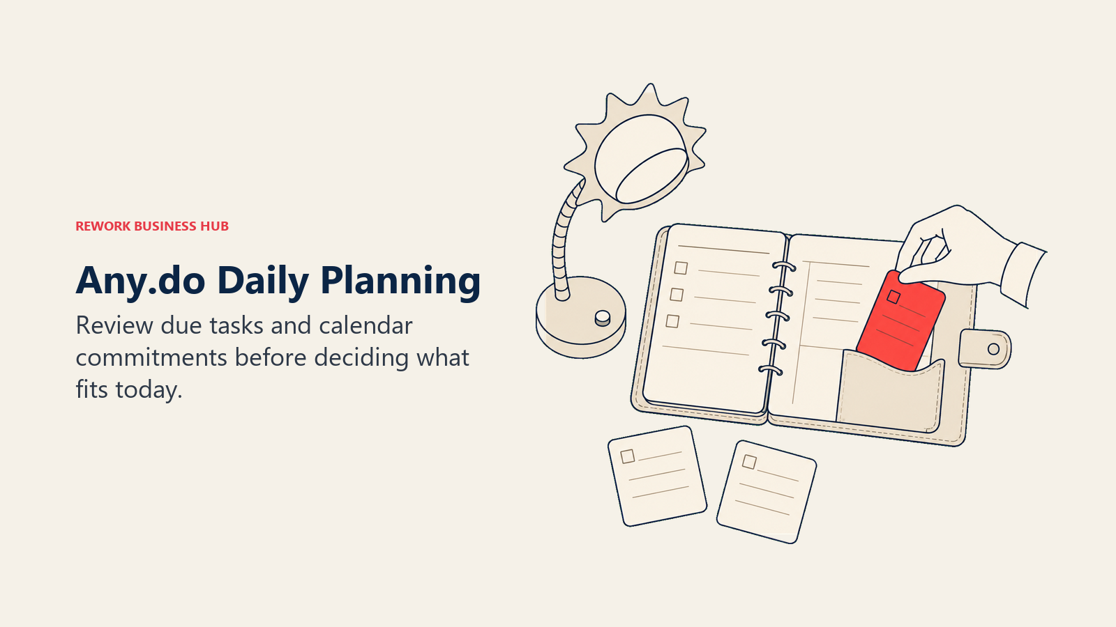 Any.do Daily Planning: Review due tasks and calendar commitments before deciding what fits today.