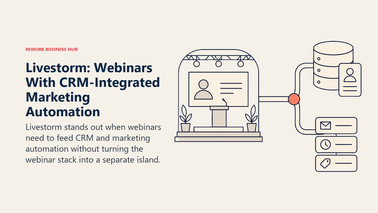 Livestorm: Webinars With CRM-Integrated Marketing Automation