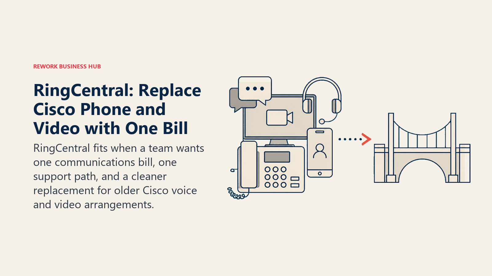 RingCentral: Replace Cisco Phone and Video with One Bill