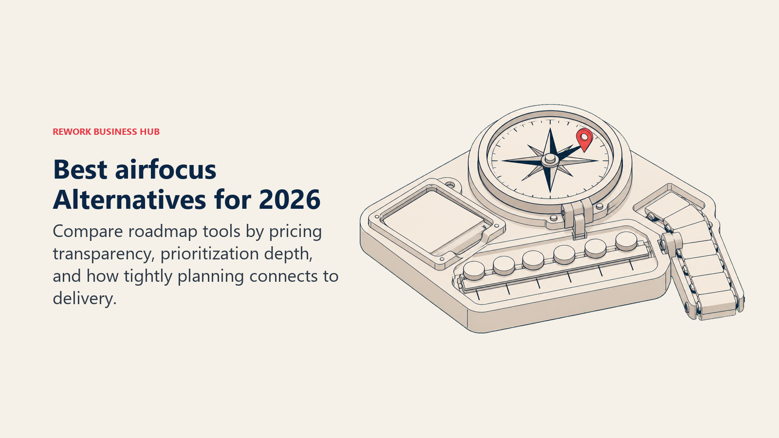 Roadmap compass balancing prioritization depth, transparent pricing, and connection to delivery