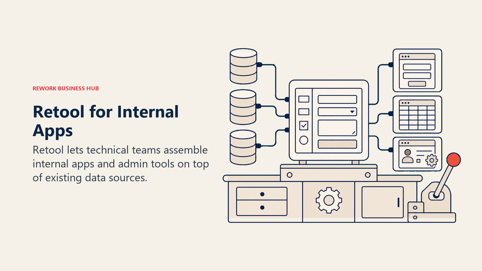 Retool for Internal Apps: internal app assembly bench