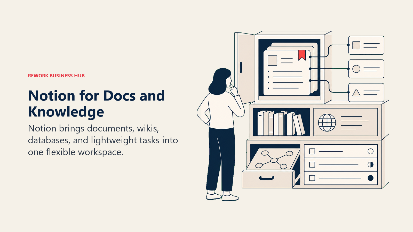 Notion for Docs and Knowledge: docs-first knowledge cabinet
