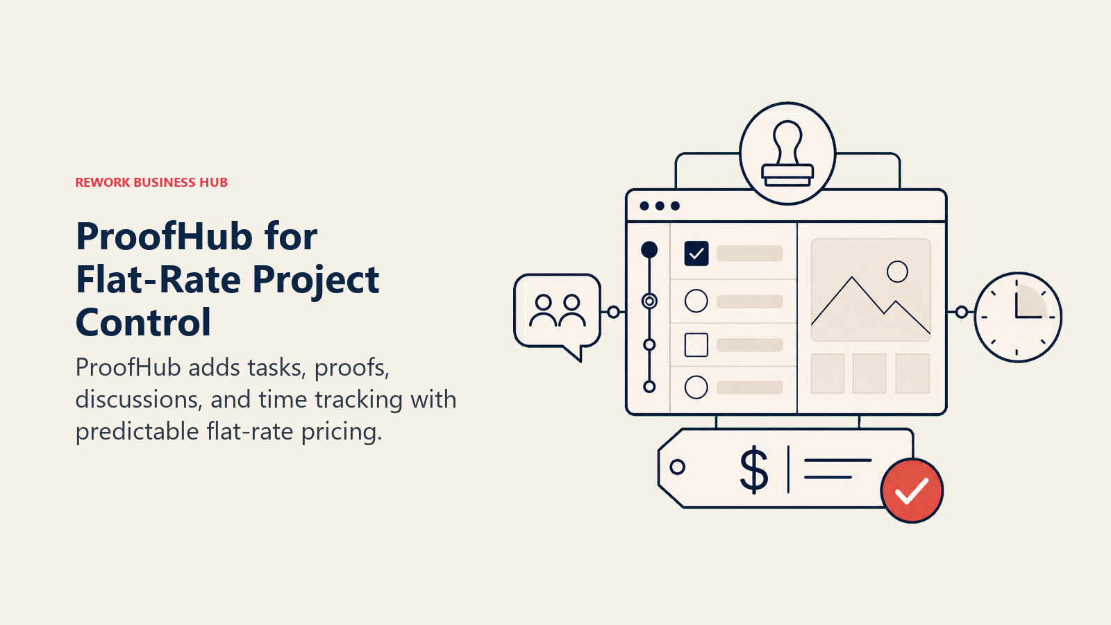 ProofHub for Flat-Rate Project Control: flat-rate project console