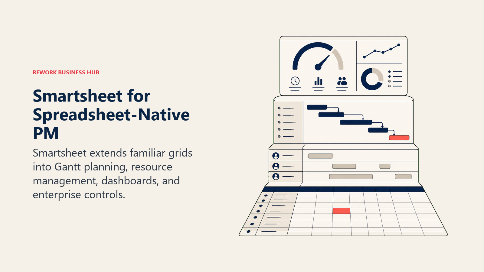 Smartsheet for Spreadsheet-Native PM: spreadsheet program stack