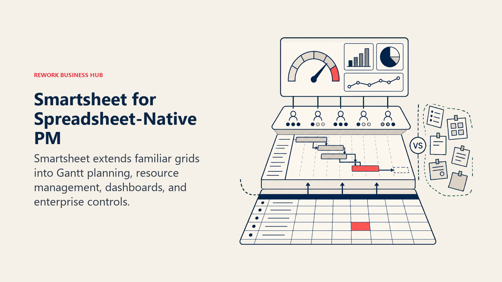 Smartsheet for Spreadsheet-Native PM: spreadsheet program stack