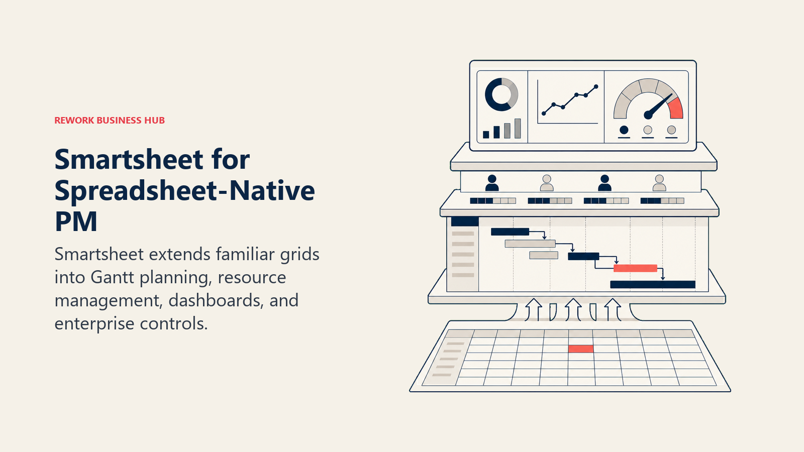 Smartsheet for Spreadsheet-Native PM: spreadsheet program stack