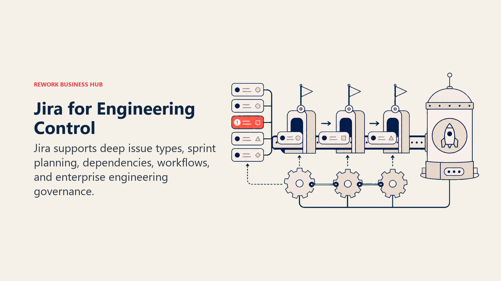 Jira for Engineering Control: engineering workflow engine